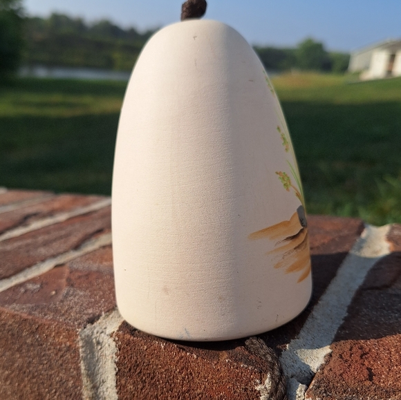Vintage Sandstone Creations Arizona handpainted signed quail wildchime bell - Picture 5 of 8